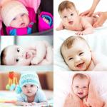 Craft Qila Set of 6 Cute baby Poster | Poster for Pregnant Women | HD Baby Wall Poster for Room Decor, CQ05 Multicolour, 8 x 11 Inch- SMALL Size
