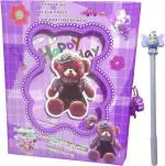 Technochitra Teddy Printed Diary With Lock