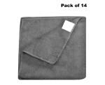 BLUE WONDER Kitchen Microfiber Cloth for Multipurpose Car Cleaning and (Multicolour, Pack of 14)