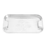 IDEAL PRIME Elegant Stainless Steel Tray With Laser Print Design | Steel Serving Tray Tea Cup Tray Glass Tray With Beautiful Design Pack Of 1