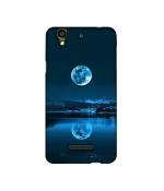 Casotec Moon At Night Design 3D Printed Hard Back Case Cover for Micromax YU Yureka