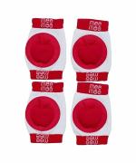 MeeMee Soft Baby Knee/Elbow Pads - (Pack of 2,Red) Red Baby Knee Pads (Apple)