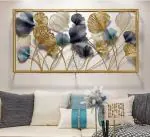 ZS IMPEX Metal Wall Art Wall Sculptures Hanging Perfect For Home Decorations Living Room Bedroom. (07-DOUBLEframe)