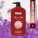 NAUGE Mens All Type Hair Silken Silk Shampoo 1 Liter for Damaged or Frizzy Hair, Makes Hair Soft, Shiny And Smooth, Mild Daily Shampoo
