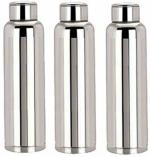 STEEPLE VISAXMI classic Stainless Steel Water Bottle 800 ml (Pack of 3)
