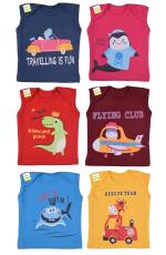 Kwitchy Baby Boys' & Baby Girls' T-Shirt (Multicolor,3-4 Years)