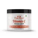 Pink Root Vitamin C Massage Cream Stimulates Collagen Synthesis 100 g