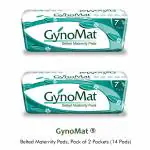 GynoMat Belted Maternity Pads, Combo Pack of 2 Packets (14 Pads) for New Mother's Hygiene Care