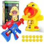 Smartcraft Hungry Duck Feeding Game Toy Guns, Shooting Games (Multicolor)