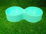 Pets Empire Pet Plastic Double Bowl Plastic Dual Purpose Pet Food And Water