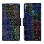 A D Enterprises Glitter Flip Cover for Lava Z3 | Magnetic Case | Shock Absorbent | Flip Cover Lava Z3