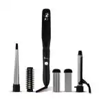 SYSKA HS5000K Hair Straightener with 5-IN -1 Multi-Styling Kit (Black & Grey)