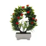 Foliyaj Artificial Plant Bonsai Tree With Pot 18 x 10 cm