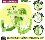 Pandaoriginals Musical Activity Walker With Parent Rod (Green)