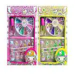 SELLON1 Art Kit with 14 Artificial Nails with Tools and Glitters Home Salon Birthday Gift for Girls Little Girls, Kids (Random Cute Nail Designs)(Set of 2)