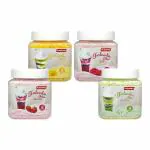 Puramio Falooda Mix Combo, 200g Each (Pack of 4)- Strawberry, Rose, Mango & Kesar Pista