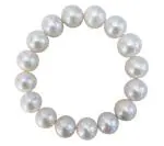 Feel Touch Mart White Pearl Bracelet Beautiful Single Layer Pearl Bracelet Original Lab Certified Real Moti Mukta Bracelet Adjustable 1pc Amazing South Sea Freshwater Pearls Bracelet