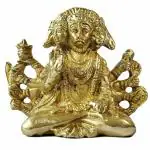GURU JEE Panchmukhi Hanuman Murti for Home Mandir Temple Brass Statue decor Lord Hanuman Ji