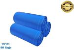 S Satisfyshop 19x21 ( 3 Roll X 30 pcs = 90 Bags ) BLUE Garbage Bags 2ROLL Medium 12 L Garbage Bag (90Bag )