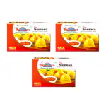 HEERALAL'S Bikaneri Dry Samosa | 1.2Kg (400Gm x 3) | Crispy Spicy Ready-To-Eat Snack | Healthy Indian Snack