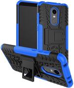 Accessories Kart Mi Note 4 Blue Plastic, Polycarbonate Shockproof Kickstand Back Case Cover