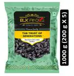 BLK Foods Select Black Raisin (Kali drakh) Seedless 1000g (5 X 200g)