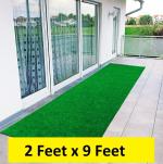 GULISTAAN High Density Artificial Grass Carpet ( 2 Feet x 9 Feet ), Natural Green - 1 Pc