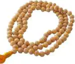 Shivoham Holy Krishna Brown Men and Women Wood Energized Tulsi Jaap Mala 108 Plus 1 Beads Chains