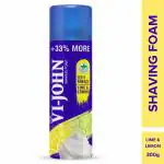 Vi-John Zesty Breeze Lime & Lemon Shaving Foam for Men with Tea Tree oil 300ml