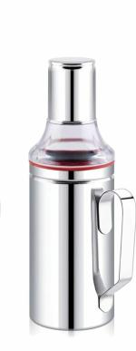 Spinfluencs Stainless Steel Oil Dispenser 1 Litre/Oil Can/Oil Container/Oil Pourer/Oil Pot/with handle- 1000ml (Pack Of-01)
