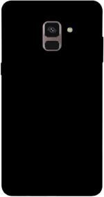 KWINE CASE Samsung Galaxy A6 Plus Black Plastic Back Cover