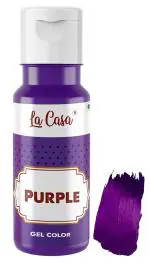La Casa Metallic Gel Food Color - Purple 40 Ml