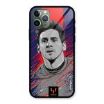 COVERS CART - Messi For FCB Glass Back Case for iPhone 11 Pro