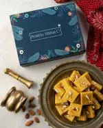 HEALTHY MITHAI CO. Mohanthal Sugar Free Stevia based 200 g| Low Calories Mohanthaal| Traditional Mithai for Gifting Purpose Rakhi Diwali Holi with no artificial sweetners