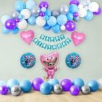 SPECIALYOU.IN Huggy Wuggy Theme Birthday Decoration for Girls, Birthday Theme Decoration for Girls, Balloons for Birthday, Birthday balloons for decoration with Huggy Wuggy foil balloons 68 pc