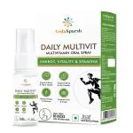 VedaSparsh Daily Multivit Multivitamin Oral Spray, Orange Flavour- 240 Spray / 40 ml, 60 Doses