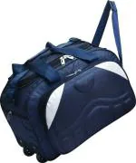 FEDRA Blue Polyester Strolley Duffle Bag with Wheels - 40 L