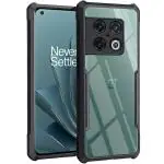 Star Craftune OnePlus 10 Pro 5G Black Silicone Shockproof Crystal Mobile Back Cover