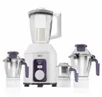 Havells Hexo Mg 4 Jar 1000W Juicer Mixer Grinder, White & Purple