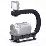 WON Shopee Black Universal Stabilizer C Shape Bracket Video Handheld Grip For Dslr Dv Camera