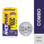 SUHU Style Art Hair Web wax 50ml with Niceman Mattifying Hair powder Wax 20g Combo (2 Items in the set)