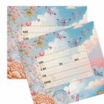 Creatie 15 Pcs Enchanted Sky Book Name Labels for Kids School Books, Worksheets, Beautiful & Mesmerizing