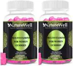 Naturewell Multivitamin Gummies For Women, 30 Gummies Each (Pack Of 2)