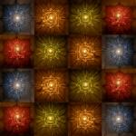 MyHomesWorld 3D Rangoli Reflective Diya (Set of 12) | 3D Shadow Reflective Diwali Diya | Reusable 2 In1 Deepawali Diya | 3D Multicolour Fancy Diya for Diwali Pooja | Home Decoration