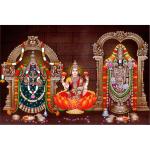 PnF Paper Tirupati Balaji Venkateswara Swamy Art Print Unframed Wall Poster, 12 X 18 Inch