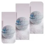 Breathe Easy BOX OF BEAUTY The Shower Box Organic Eucalyptus Fragrance Bath Bomb Bombs | Purely Handmade | (Pack of 3*75 Gram Each)