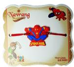 Kavim Kids RAKHI14 Spider Man Kids Rakhi Plastic (PVC) Rakhi Set (1 Spider Man Kids Rakhi)