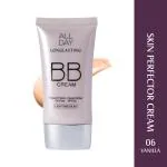 Glam 21 All Day BB Cream+Spf30 Non Greasy Creamy Soft Texture|Oil-Free Longlasting Coverage-Vanilla