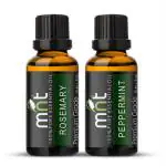 MNT Rosemary Oil And Peppermint Oil For Hair Growth, Skin Care Each 15ml (Combo Of 2)