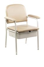KosmoCare Premium Imported Elegant Bedside Commode chair with inbuilt discrete commode access